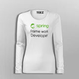 Spring Framework Developer Women’s Profession T-Shirt