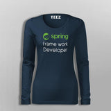 Spring Framework Developer Women’s Profession T-Shirt