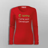Spring Framework Developer Women’s Profession T-Shirt