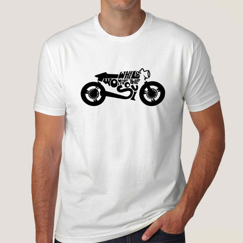 Inspirational Two Wheels Move the Soul Men's Tee