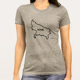 Uttar Pradesh  is My Home Women's T-shirts