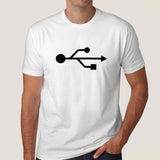 USB Icon T-Shirt - Plug In to Style