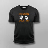 Veterinary Assistant T-shirt V-neck For Men Online India
