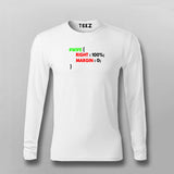 #Wife Web Developer Funny Full Sleeve T-shirt For Men Online India