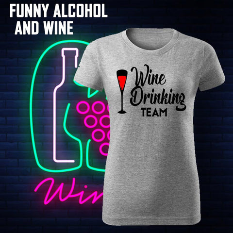 FUNNY ALCOHOL AND WINE T-SHIRTS