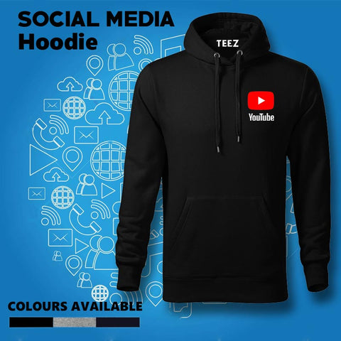 Social media hoodies For Men