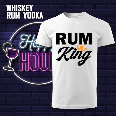 Whisky - Rum - Vodka Funny T-shirts