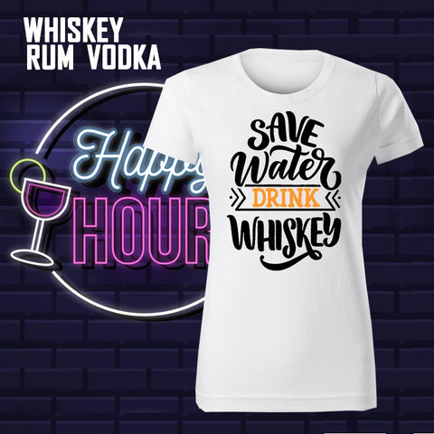 WHISKY – RUM – VODKA FUNNY T-SHIRTS