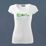 Fan-Made Brazil T-Shirt for Women | Seleção Fan Gear