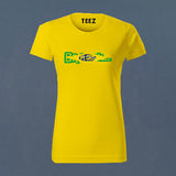 Fan-Made Brazil T-Shirt for Women | Seleção Fan Gear