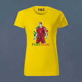 Portugal Fan-Made T-Shirt for Women | Show Your National Pride