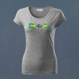 Fan-Made Brazil T-Shirt for Women | Seleção Fan Gear