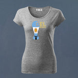 Fan-Made Argentina T-Shirt for Women | Albiceleste Pride