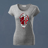 Fan-Made AC Milan T-Shirt for Women | Rossoneri Fan Gear