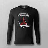 Shipped in 4 Prompts T-shirt For Men