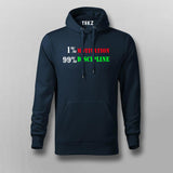 1% Motivation vs 99% Discipline T-shirt For Men