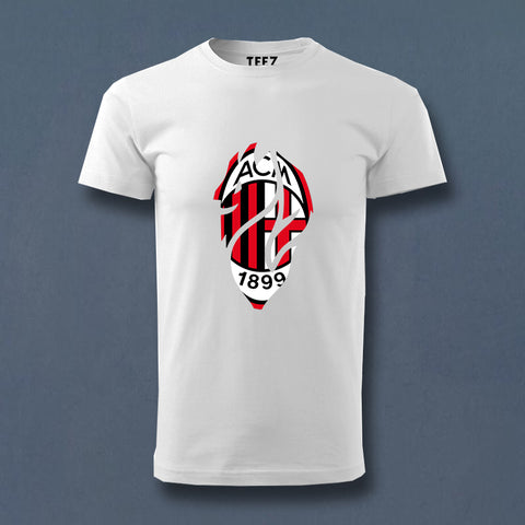 Fan-Made AC Milan T-Shirt for Men | Rossoneri Fan Gear