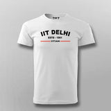 IIT Delhi ESTD 1961 Men's Round Neck T-Shirt - Get Yours Today
