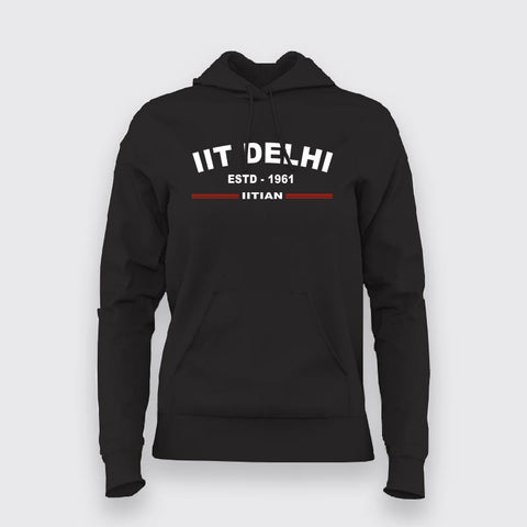 IIT Delhi ESTD 1961 Hoodies For Women