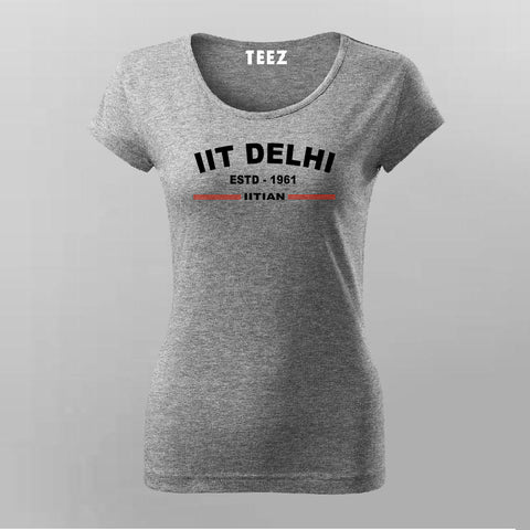 IIT Delhi Classic T-Shirt ESTD 1961 - For Women
