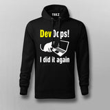 DevOops I Did Again Funny Programming Hoodies For Men