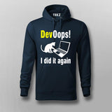 DevOops I Did Again Funny Programming Hoodies For Men