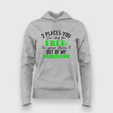 Stay Free in Your Lane - Witty Women's Hoodie