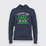Stay Free in Your Lane - Witty Women's Hoodie