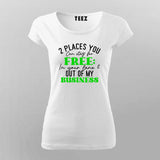 Stay Free in Your Lane - Witty Women's Tee