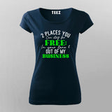 Stay Free in Your Lane - Witty Women's Tee
