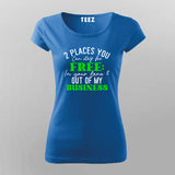 Stay Free in Your Lane - Witty Women's Tee