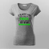 Stay Free in Your Lane - Witty Women's Tee