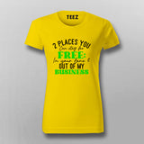 Stay Free in Your Lane - Witty Women's Tee