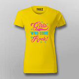 Girls Who Code Rock Programming T-shirt From Teez.