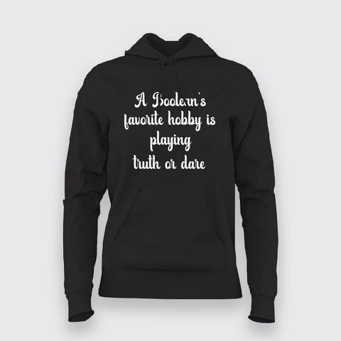 A Boolean's Favorite Hobby Hoodies For Women