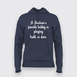 A Boolean's Favorite Hobby Hoodies For Women