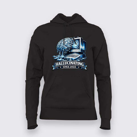 AI Hallucinating Hoodie For Women