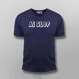AI Slop T-shirt For Men – Anti AI Graphic Tee