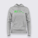 AI Terminal Code Hoodie For Women