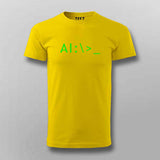 AI Terminal Code T-shirt For Men