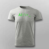 AI Terminal Code T-shirt For Men