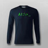 AI Terminal Code T-shirt For Men
