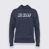 AI Slop T-shirt For Women – Anti AI Graphic Tee