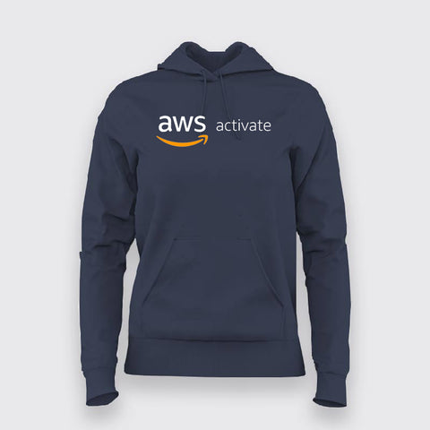 AWS Activate Women Hoodie - Power Your Cloud Journey by Teez