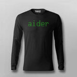 Ai coder Men Full Sleeve T-shirt