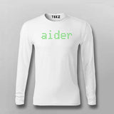 AI Coder T-shirt For Men | Tech Pixel Style