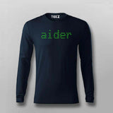 AI Coder T-shirt For Men | Tech Pixel Style