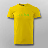 AI Coder T-shirt For Men | Tech Pixel Style