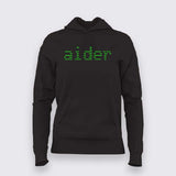 AI Coder Hoodie For Women | Tech Pixel Style