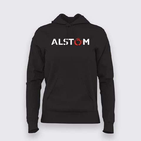 Alstom Women's Hoodie - Engineering Excellence Wear by Teez